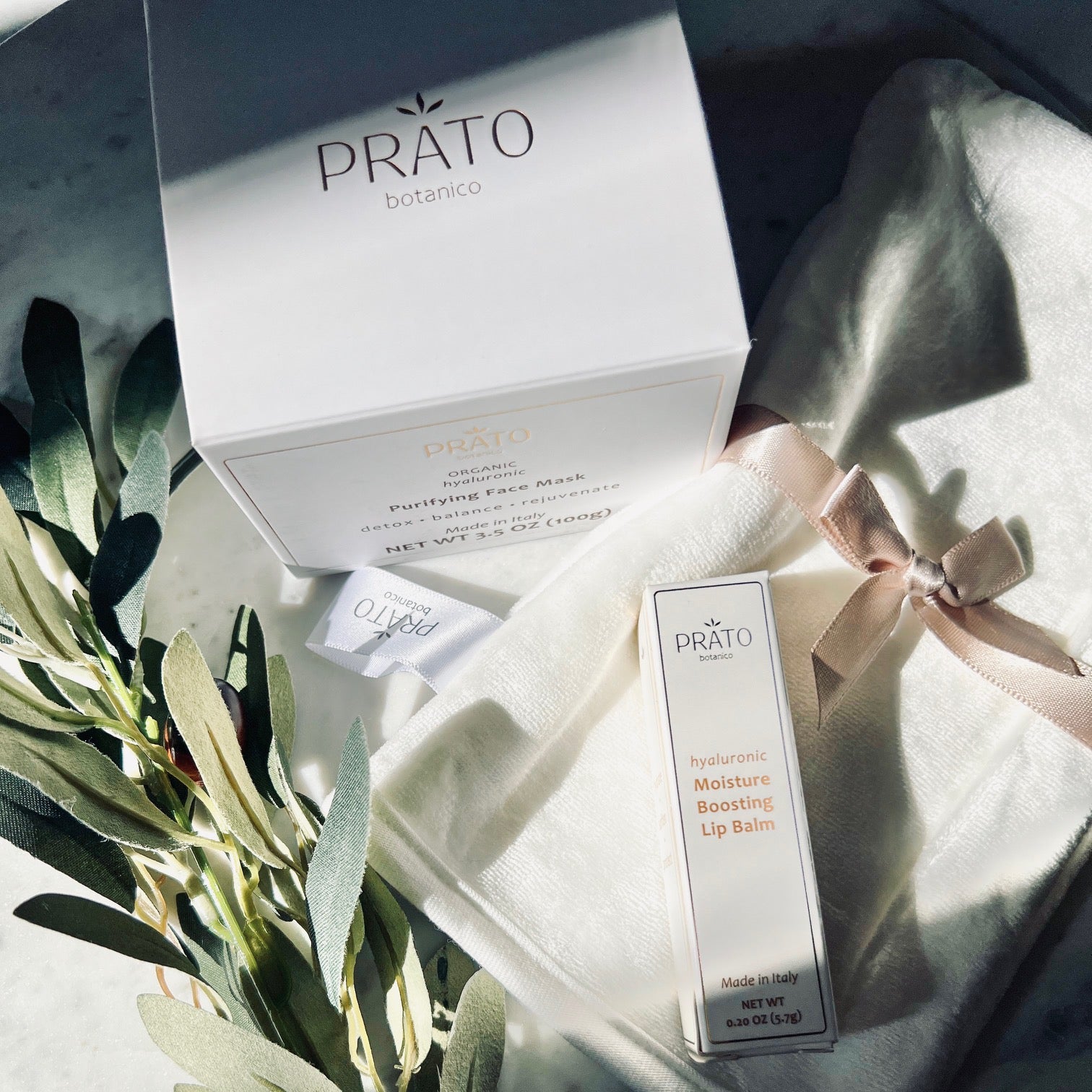 Prato Botanico Detox & Glow Gift Set for hydrated glowing skin