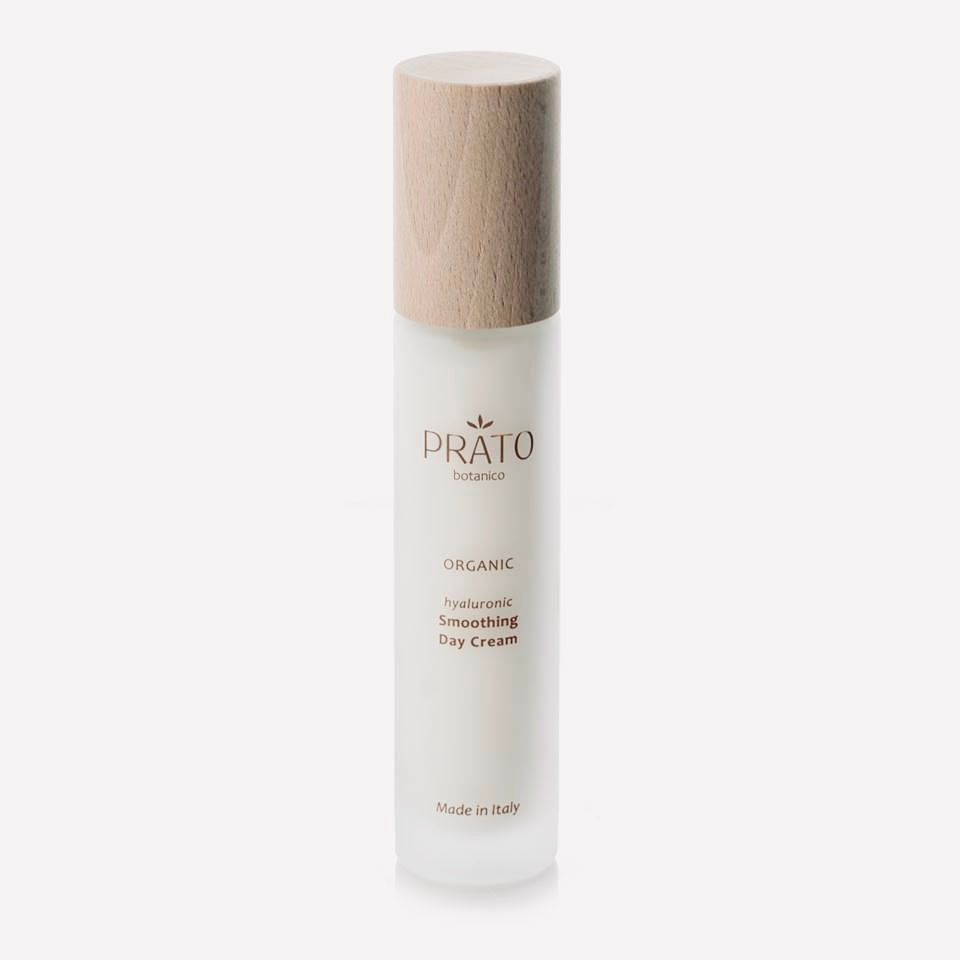 Organic Hyaluronic Acid Prato Botanico Smoothing Day Cream on white background