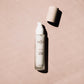 Organic Hyaluronic acid Prato Botanico Smoothing Day Cream with sustainable beechwood lid on pink background